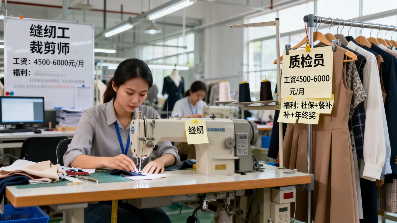 淮南富华服装厂招聘有哪些岗位,工资待遇怎么样?-图2 淮南富华服装厂招聘有哪些岗位,工资待遇怎么样?-图2