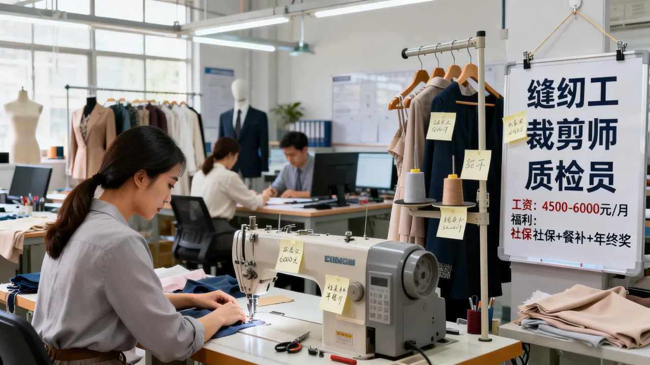 淮南富华服装厂招聘有哪些岗位,工资待遇怎么样?-图3 淮南富华服装厂招聘有哪些岗位,工资待遇怎么样?-图3