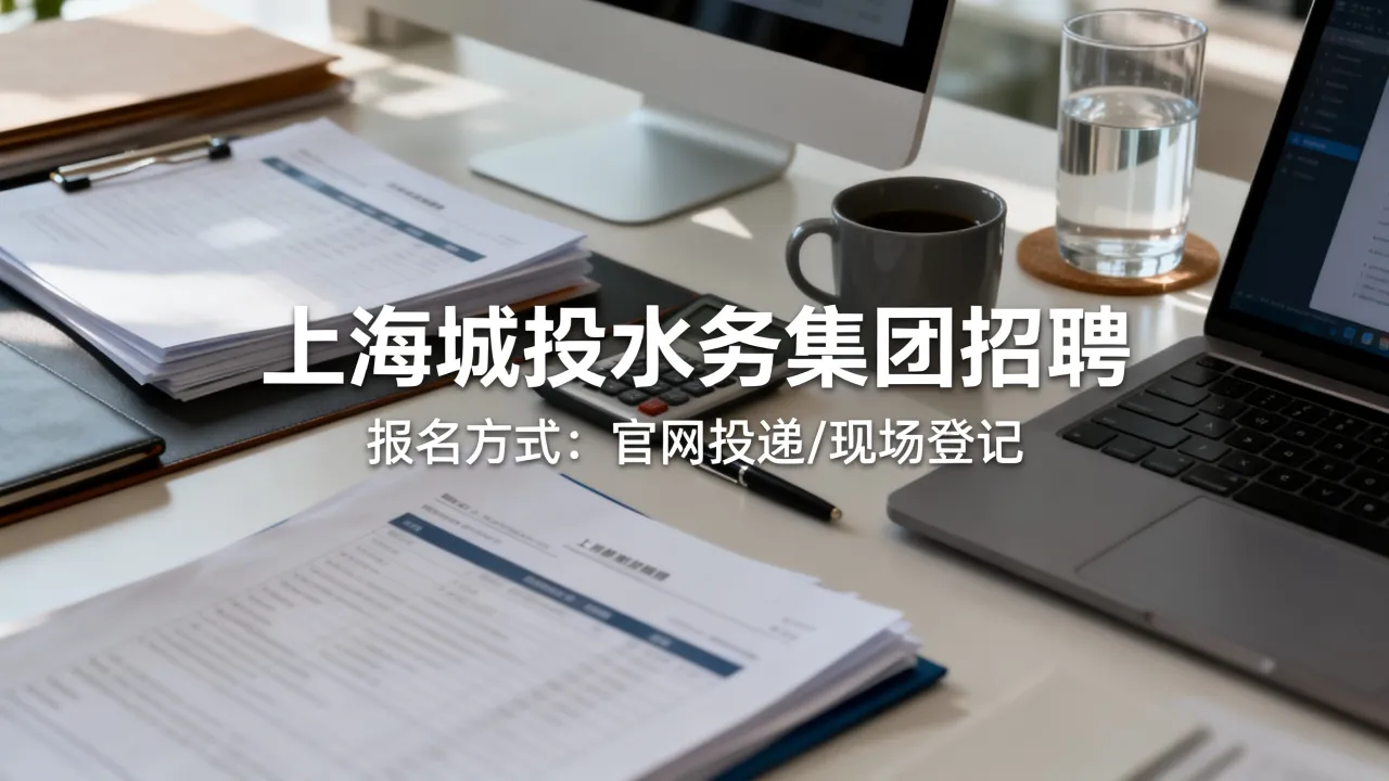 上海城投水务集团招聘吗，怎么报名？-图1