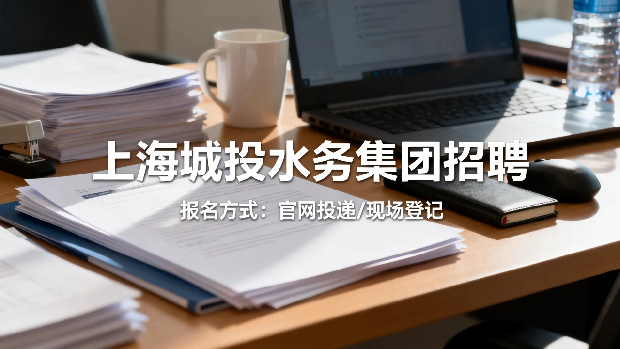 上海城投水务集团招聘吗，怎么报名？-图3