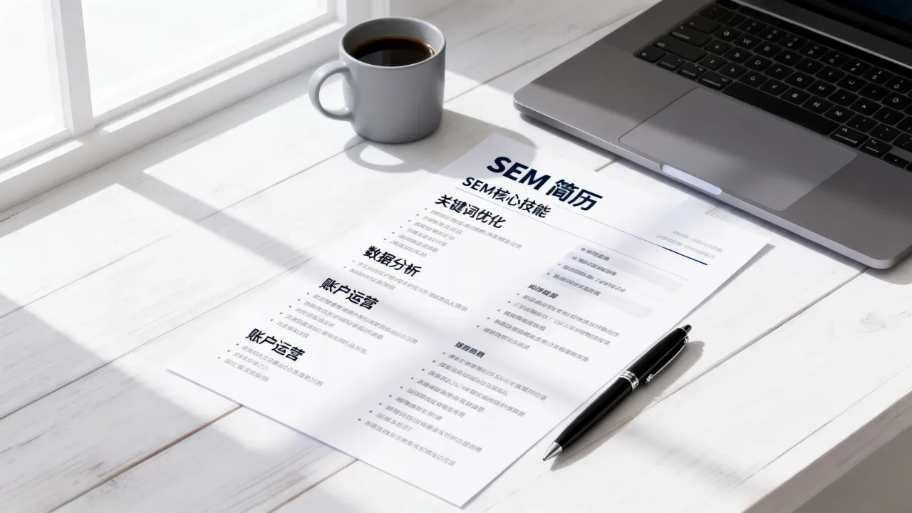SEM简历怎么写?有哪些核心技能要写进去?-图1 SEM简历怎么写?有哪些核心技能要写进去?-图1