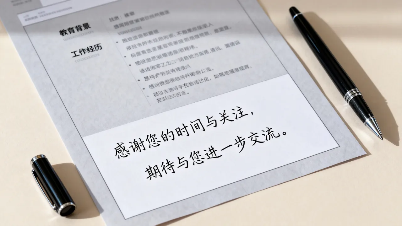 求职简历结尾怎么写?有哪些吸引HR的收尾技巧?-图1 求职简历结尾怎么写?有哪些吸引HR的收尾技巧?-图1
