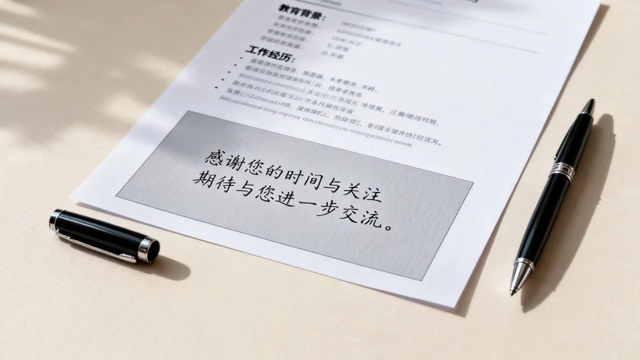 求职简历结尾怎么写?有哪些吸引HR的收尾技巧?-图2 求职简历结尾怎么写?有哪些吸引HR的收尾技巧?-图2