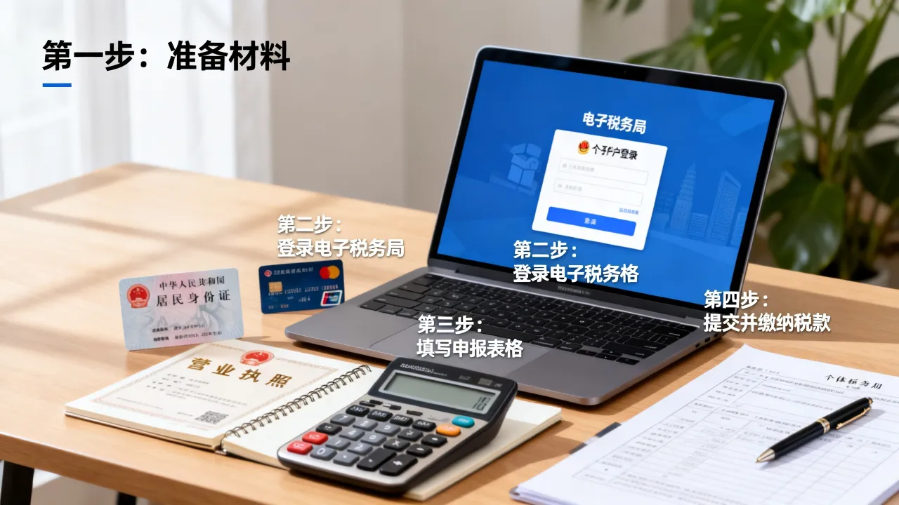个体如何报税?个体户税务申报详细步骤指南-图3 个体如何报税?个体户税务申报详细步骤指南-图3