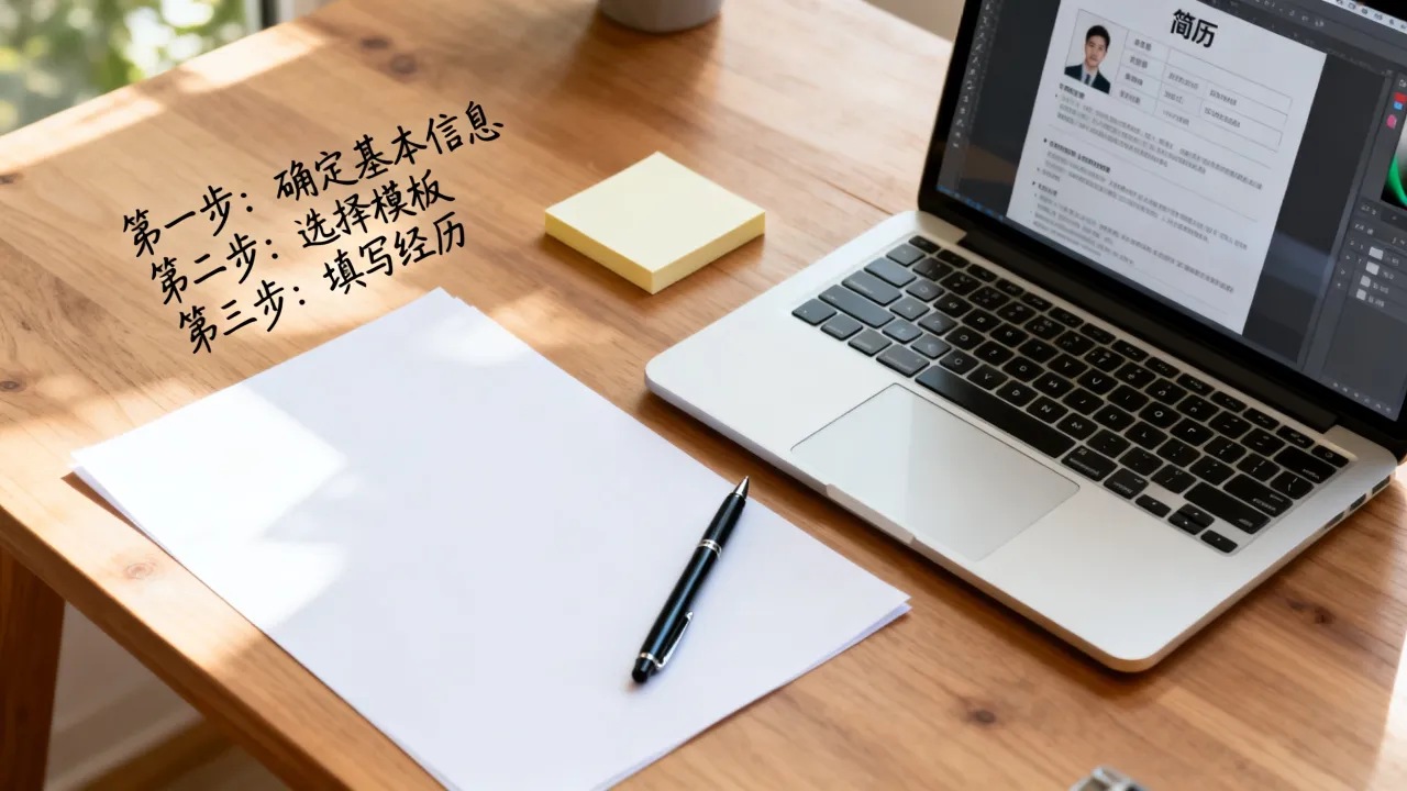 怎么制作简历？新手求职简历模板怎么写，有哪些步骤和技巧？-图1