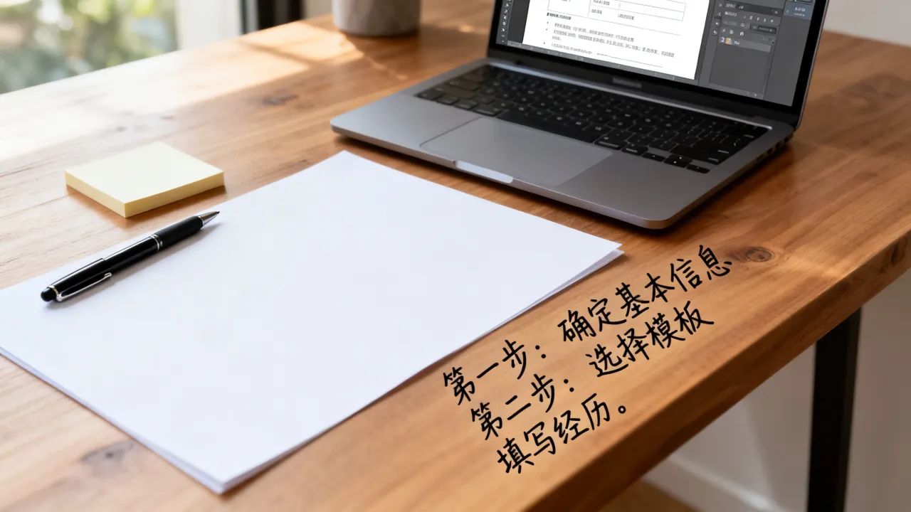 怎么制作简历？新手求职简历模板怎么写，有哪些步骤和技巧？-图2