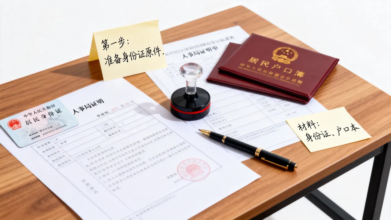 人事局证明怎么开？需要什么材料？-图1