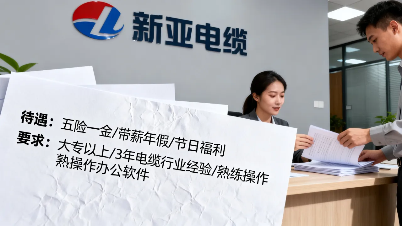 清远新亚电缆招聘待遇怎么样？入职要求有哪些？-图1