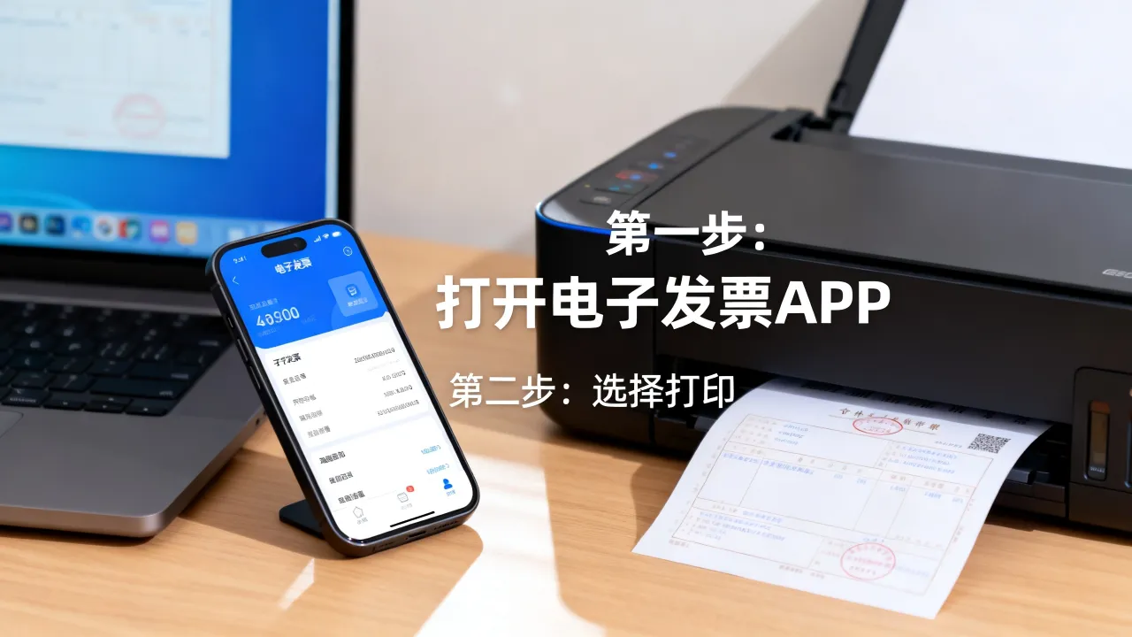 如何打印电子发票-图1 如何打印电子发票-图1