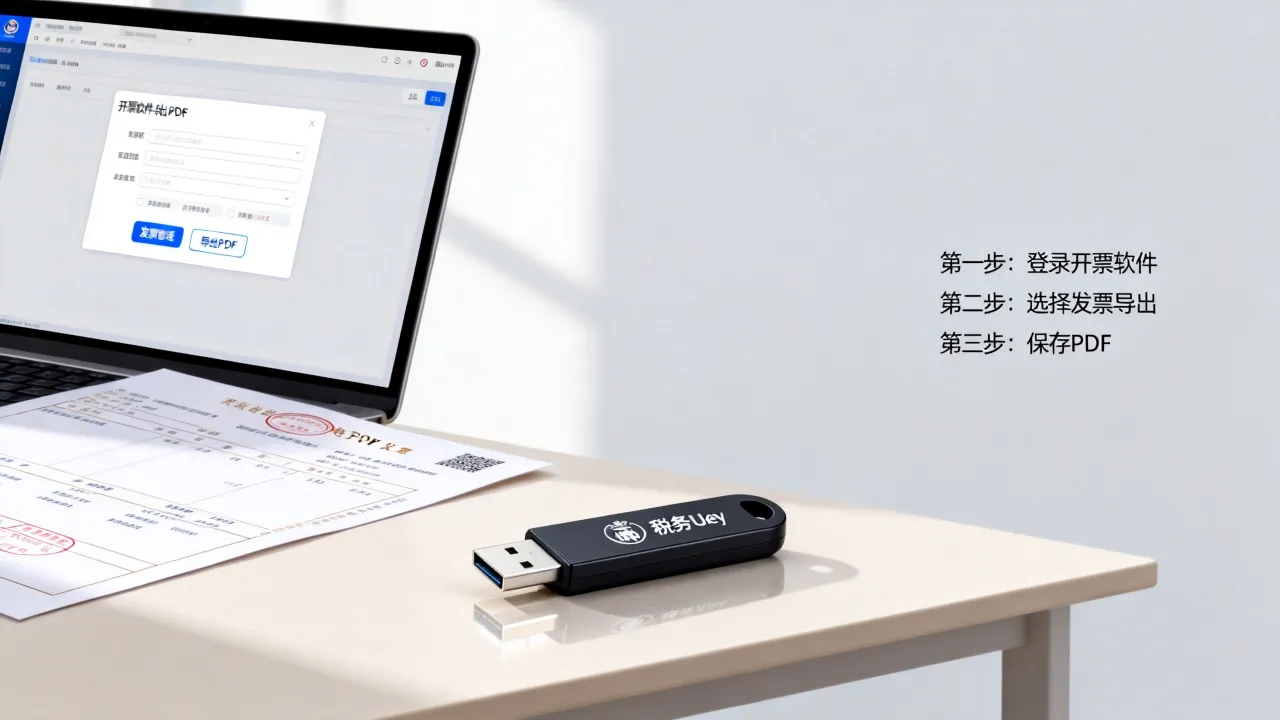 如何下载电子发票,税务Ukey开票软件导出PDF步骤?-图2 如何下载电子发票,税务Ukey开票软件导出PDF步骤?-图2