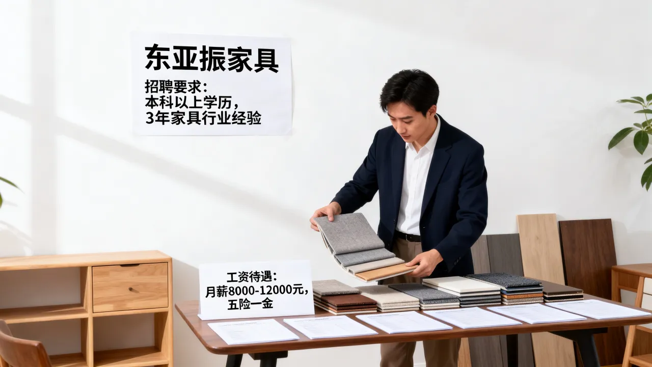 东亚振家具招聘要求高吗,东亚振家具工资待遇如何?-图3 东亚振家具招聘要求高吗,东亚振家具工资待遇如何?-图3