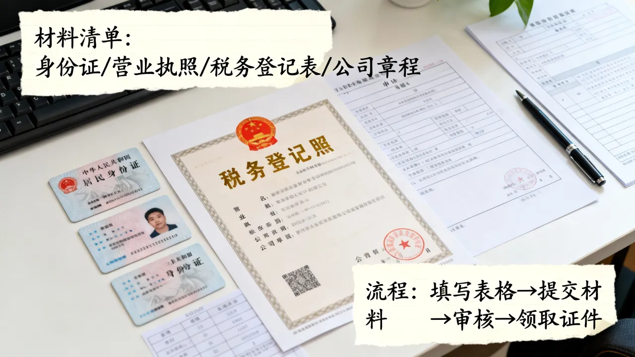 税务登记如何办理,需要哪些材料和流程?-图1 税务登记如何办理,需要哪些材料和流程?-图1
