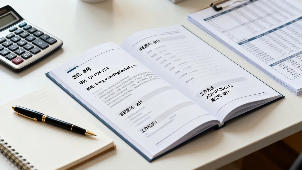会计简历怎么写?会计求职简历工作经历怎么写?-图1 会计简历怎么写?会计求职简历工作经历怎么写?-图1