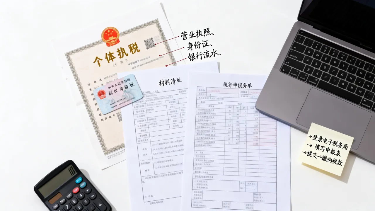 个体户如何报税?个体户报税需要哪些材料和流程?-图1 个体户如何报税?个体户报税需要哪些材料和流程?-图1