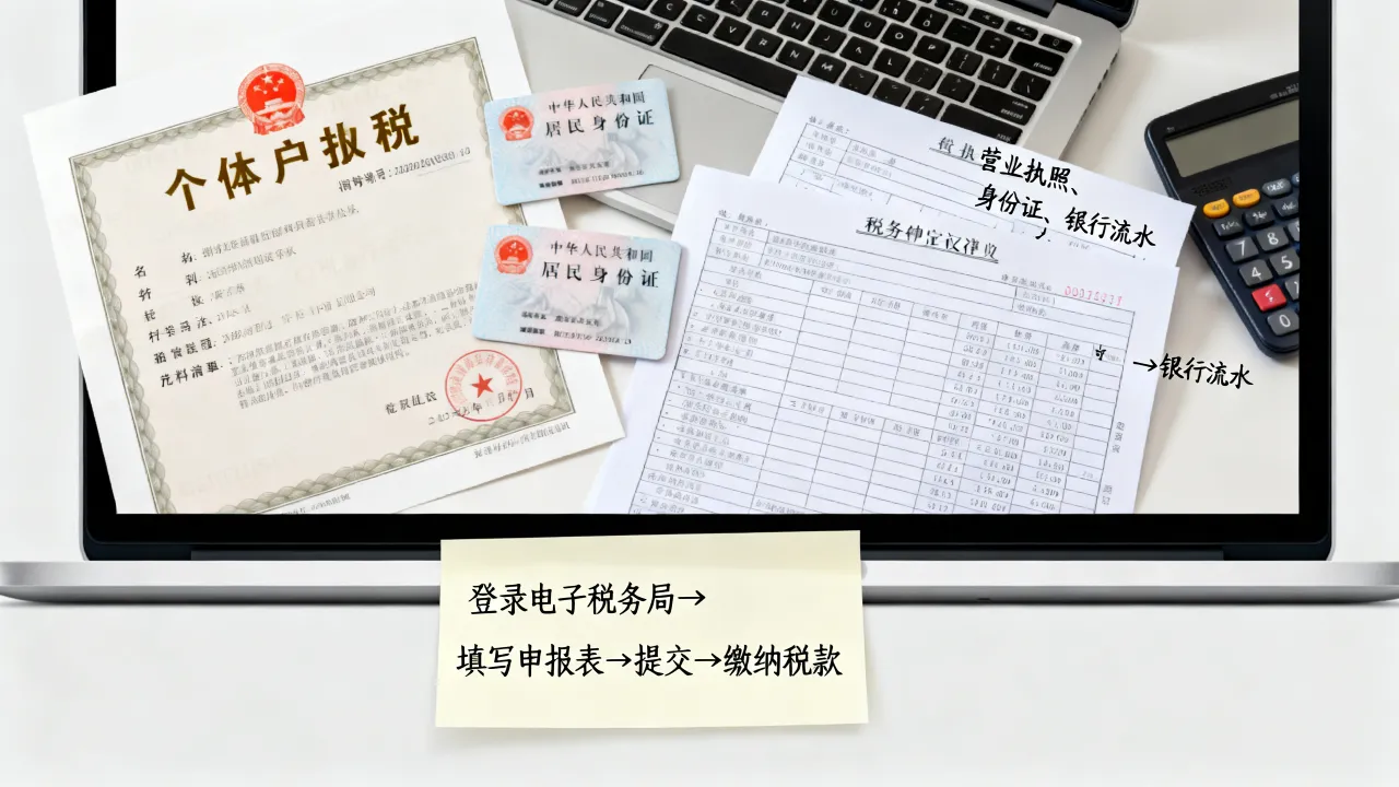 个体户如何报税?个体户报税需要哪些材料和流程?-图2 个体户如何报税?个体户报税需要哪些材料和流程?-图2