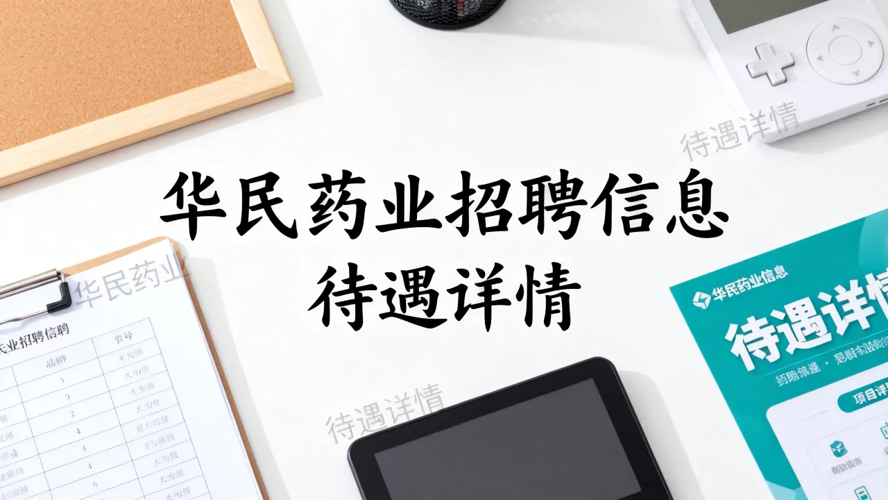 华民药业招聘信息在哪看,华民药业招聘待遇怎么样?-图1 华民药业招聘信息在哪看,华民药业招聘待遇怎么样?-图1