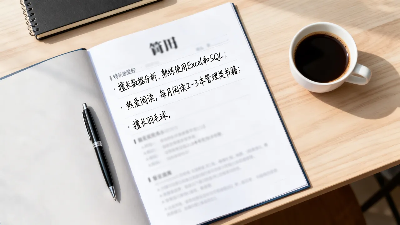 简历特长爱好怎么写?怎么写才能让HR眼前一亮?-图2 简历特长爱好怎么写?怎么写才能让HR眼前一亮?-图2