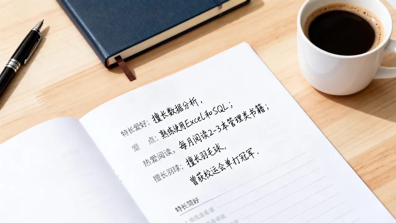 简历特长爱好怎么写?怎么写才能让HR眼前一亮?-图3 简历特长爱好怎么写?怎么写才能让HR眼前一亮?-图3