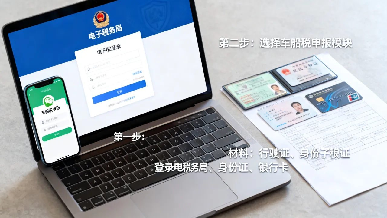 车船税如何申报?网上申报入口在哪里,需要哪些材料?-图1 车船税如何申报?网上申报入口在哪里,需要哪些材料?-图1