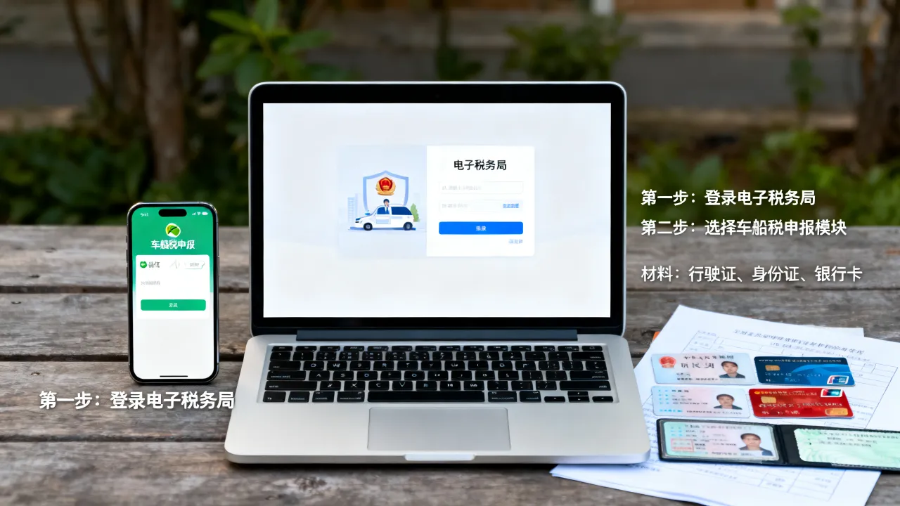 车船税如何申报?网上申报入口在哪里,需要哪些材料?-图2 车船税如何申报?网上申报入口在哪里,需要哪些材料?-图2
