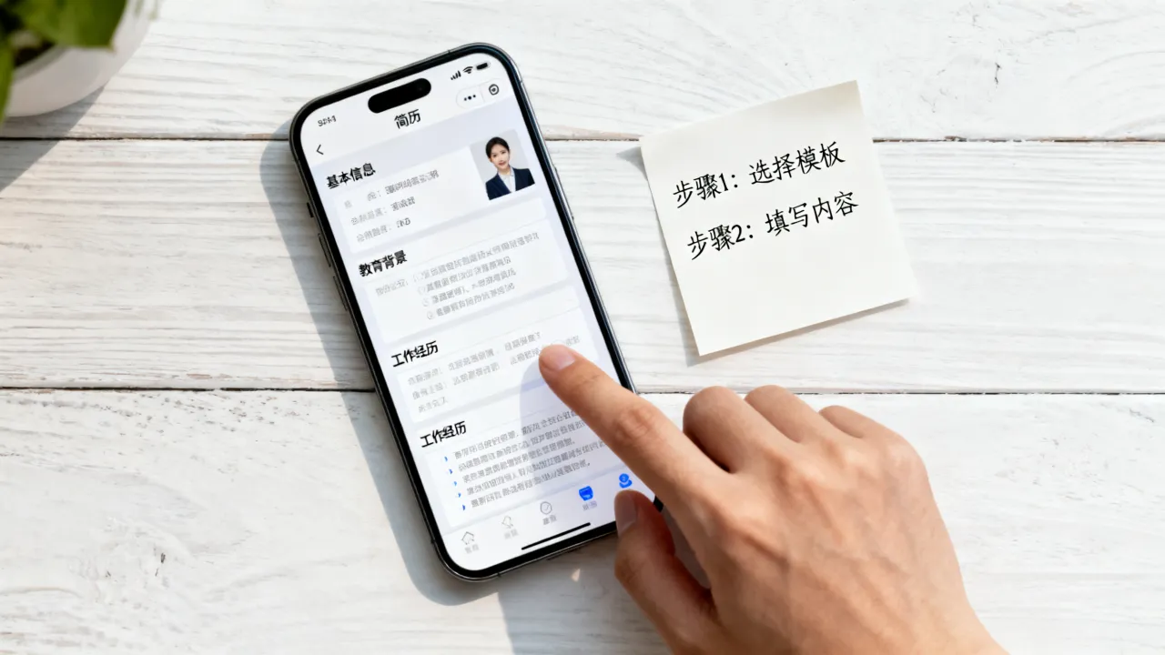 手机简历怎么做,手机怎么制作电子版简历?-图1 手机简历怎么做,手机怎么制作电子版简历?-图1