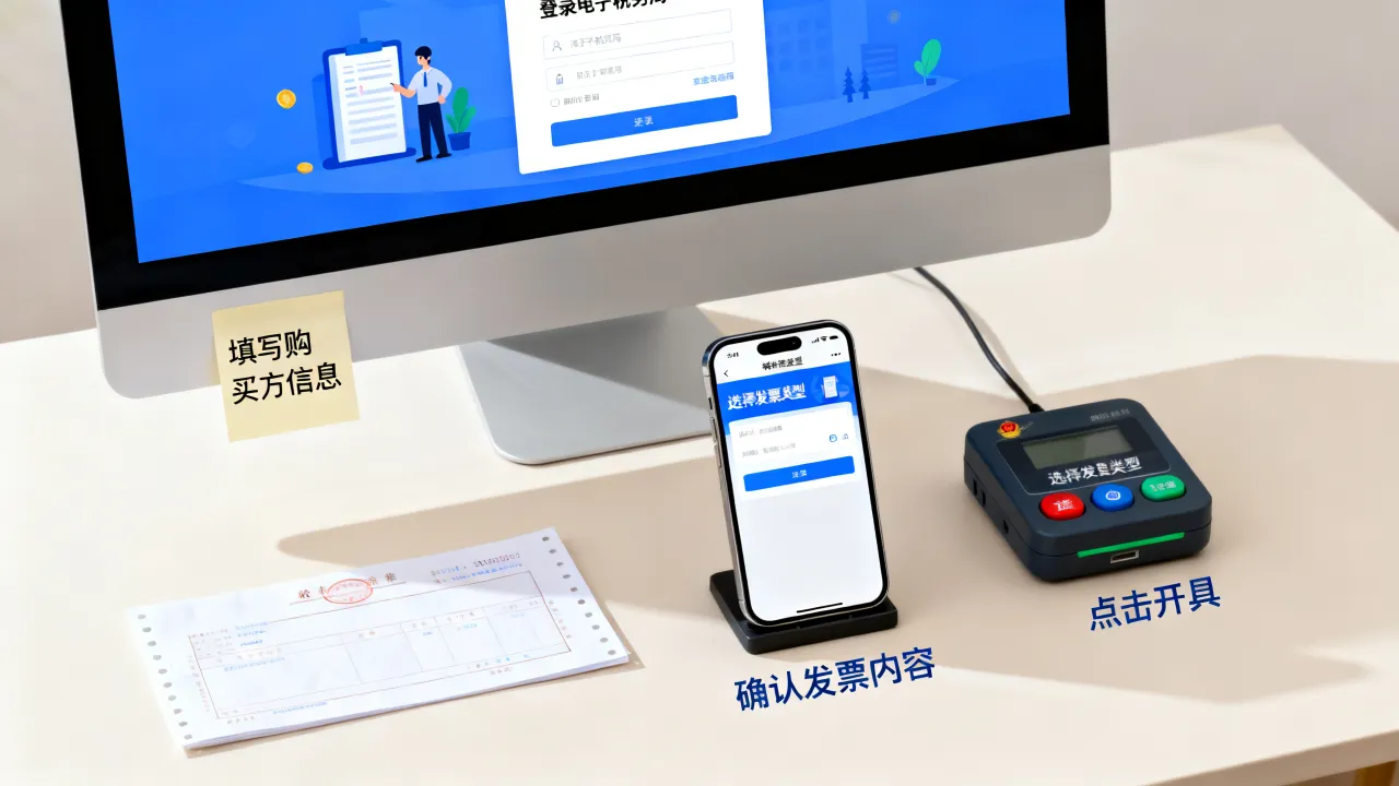 如何打发票,增值税普通发票网上开具步骤?-图1 如何打发票,增值税普通发票网上开具步骤?-图1