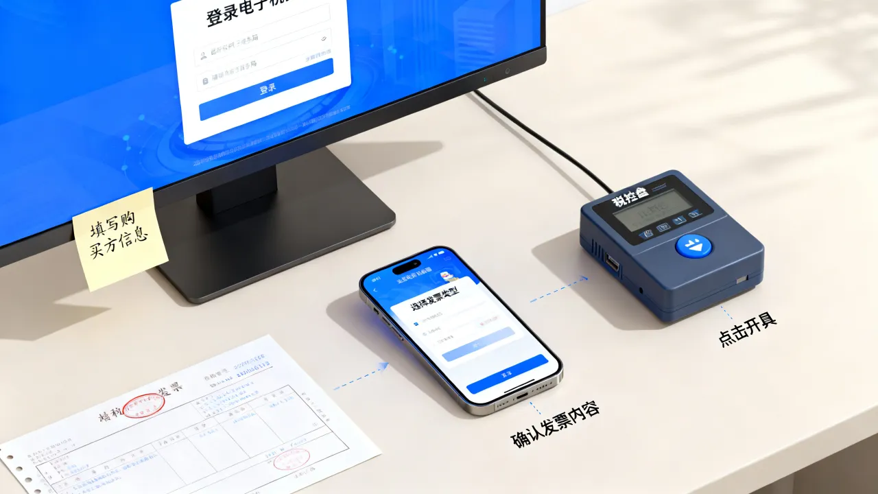 如何打发票,增值税普通发票网上开具步骤?-图3 如何打发票,增值税普通发票网上开具步骤?-图3