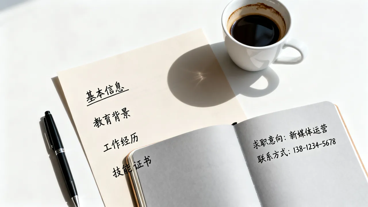 微简历怎么写，微简历模板与制作技巧有哪些？-图3