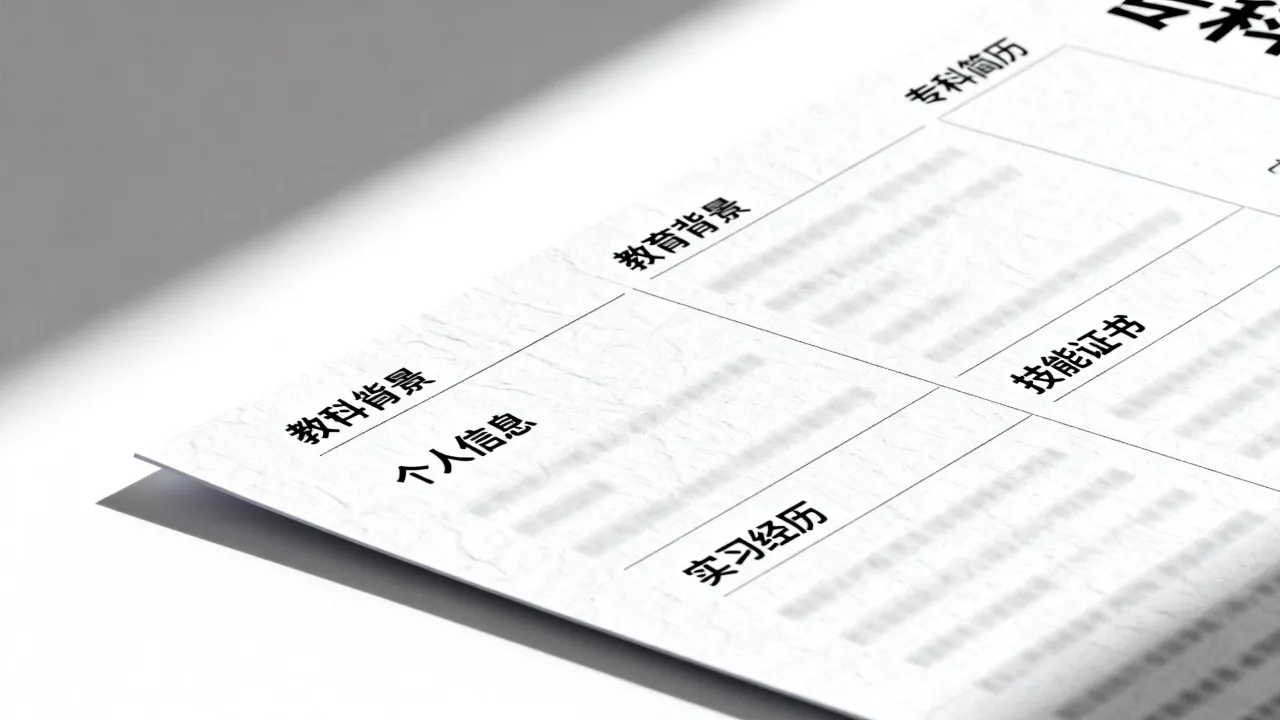 专科简历怎么写,有哪些高分模板和避坑要点?-图3 专科简历怎么写,有哪些高分模板和避坑要点?-图3