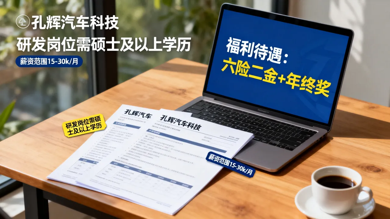 孔辉汽车科技招聘要求高吗?孔辉汽车科技薪资待遇怎么样-图2 孔辉汽车科技招聘要求高吗?孔辉汽车科技薪资待遇怎么样-图2