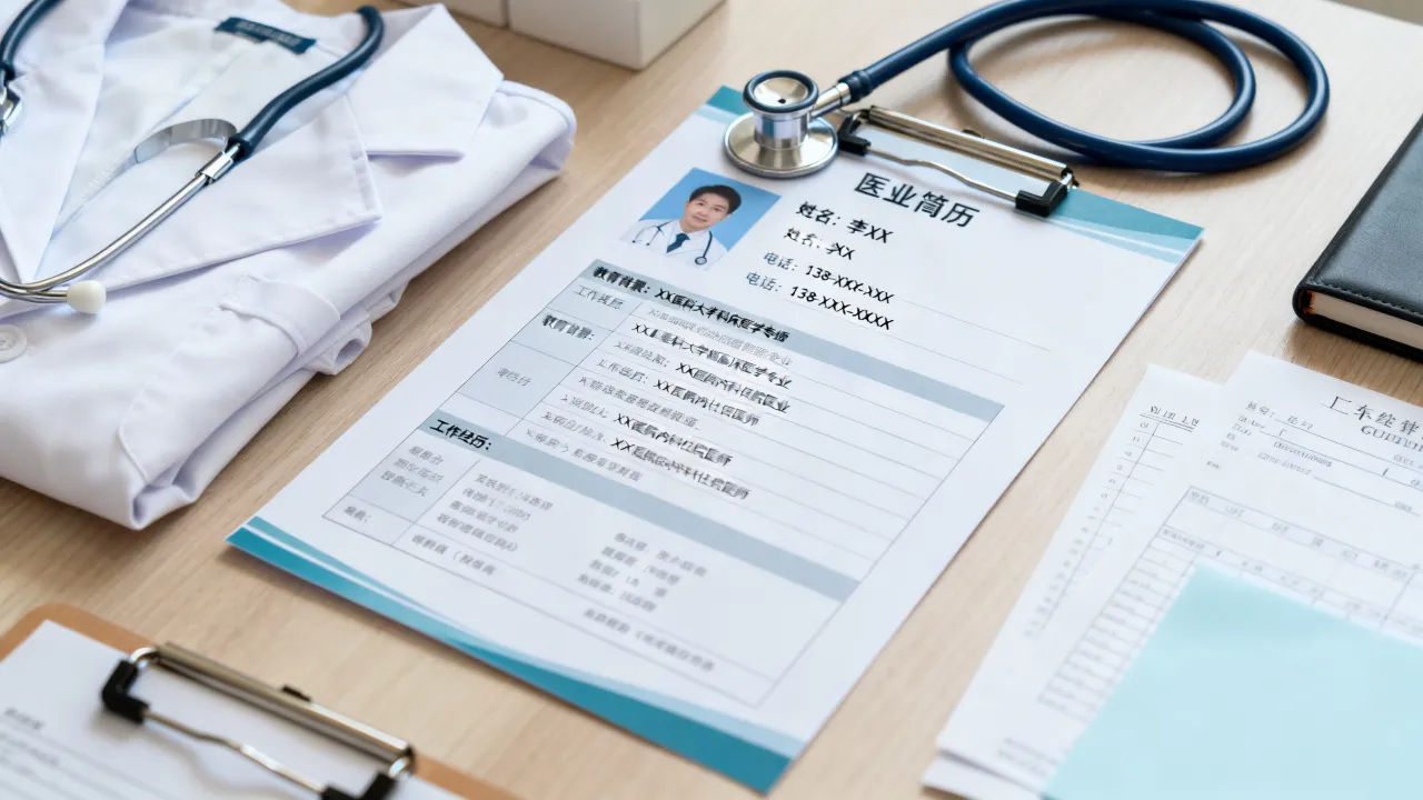 医生简历怎么写？求职简历模板与范文大全-图2