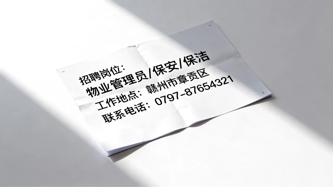 赣州燕兴物业招聘信息在哪里看？物业公司，招聘电话-图1