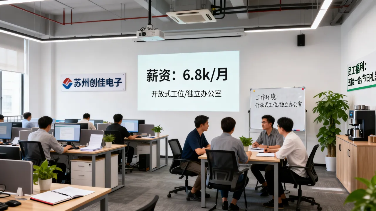 苏州创佳电子怎么样？薪资待遇和工作环境好不好，值得去吗？-图1