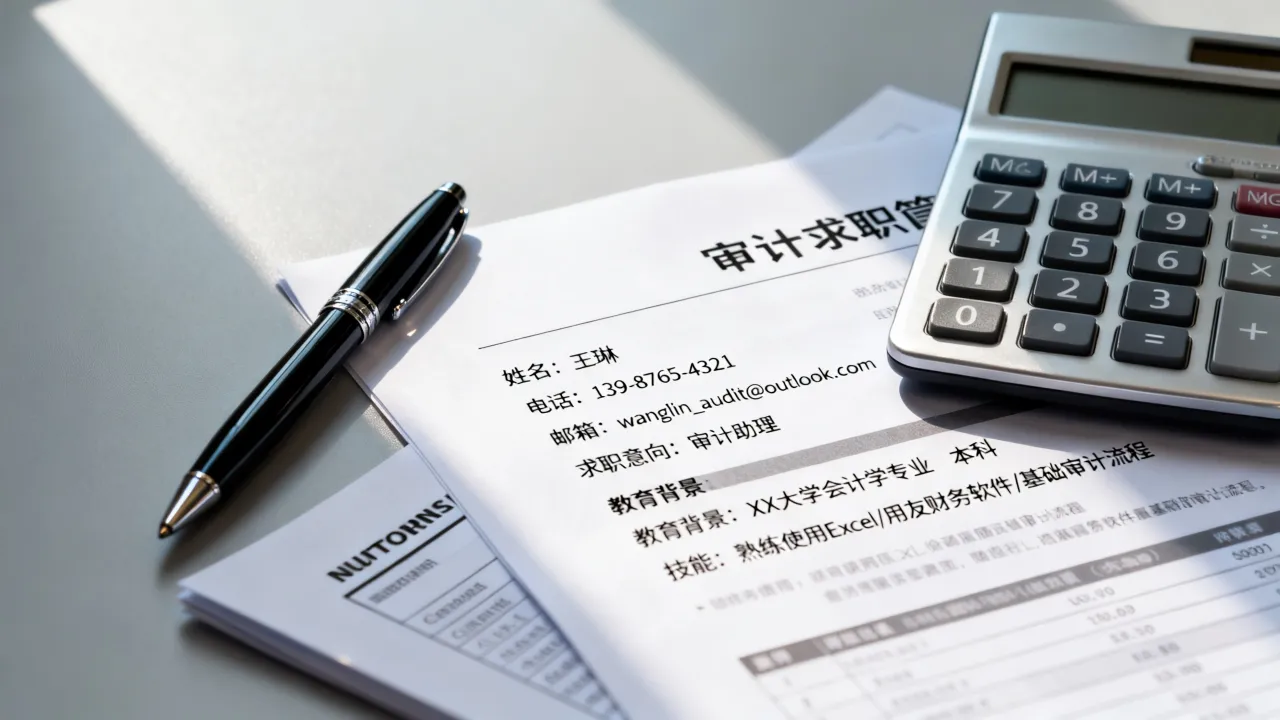 审计简历怎么写?零经验如何写出高通过率审计求职简历?-图1 审计简历怎么写?零经验如何写出高通过率审计求职简历?-图1