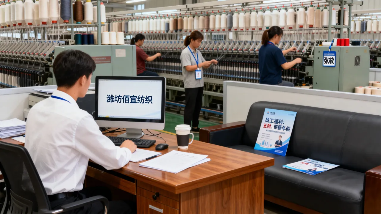 潍坊佰宜纺织招聘待遇怎么样,工作环境好不好?-图1 潍坊佰宜纺织招聘待遇怎么样,工作环境好不好?-图1