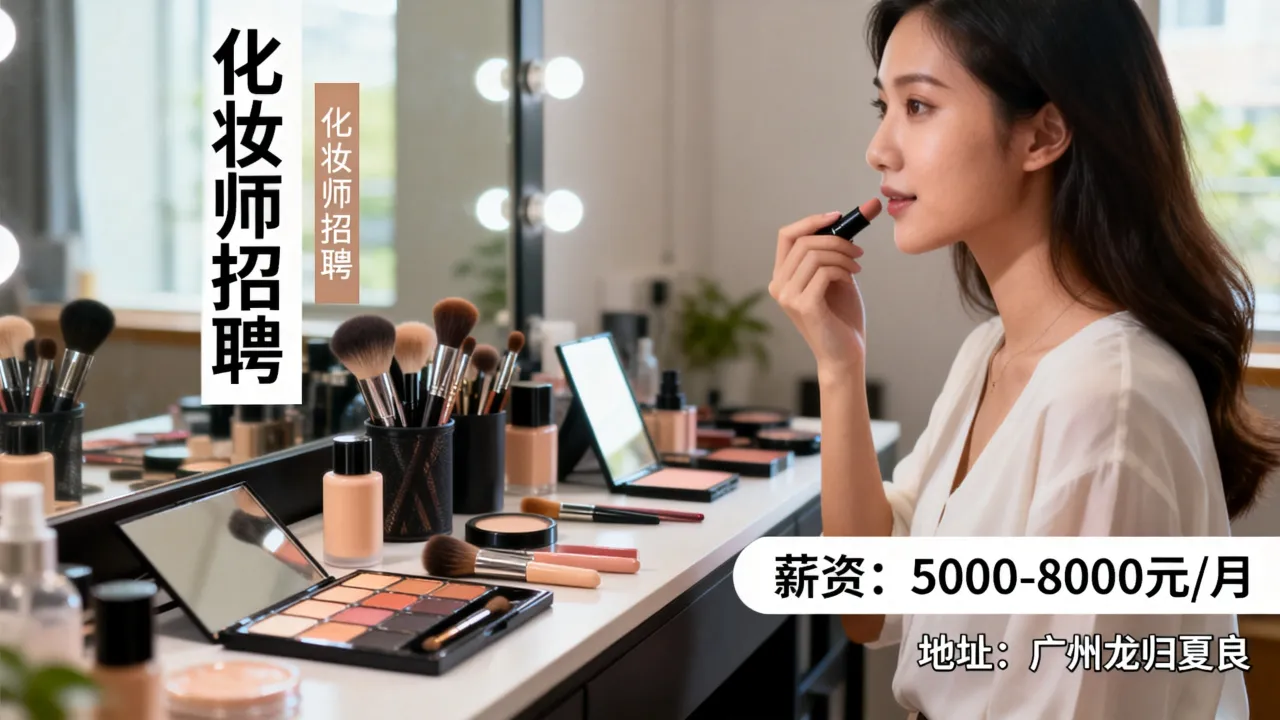 广州龙归夏良化妆招聘-图1 广州龙归夏良化妆招聘-图1
