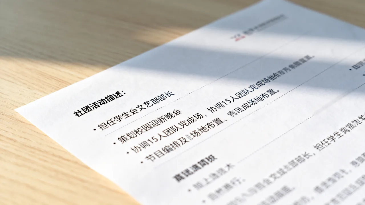 社团经历怎么写?简历社团活动描述范文模板-图1 社团经历怎么写?简历社团活动描述范文模板-图1