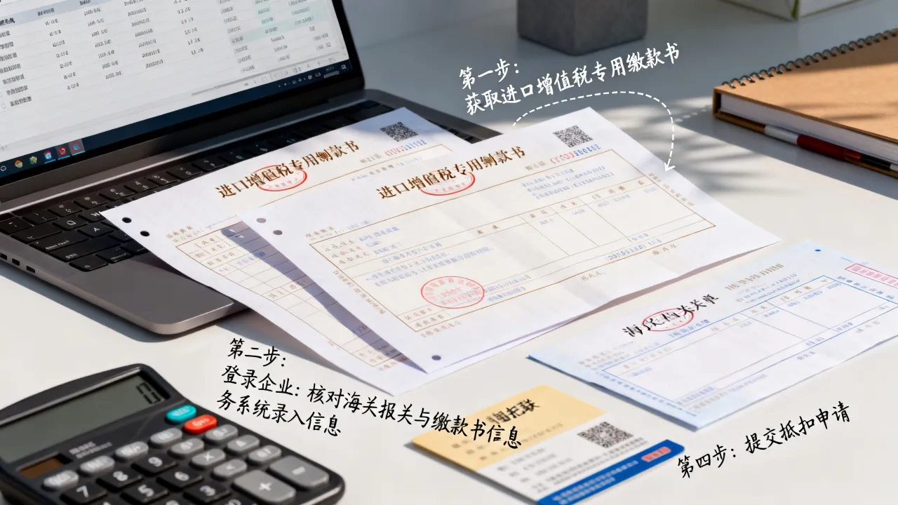 进口增值税如何抵扣,进口增值税抵扣流程是什么-图3 进口增值税如何抵扣,进口增值税抵扣流程是什么-图3