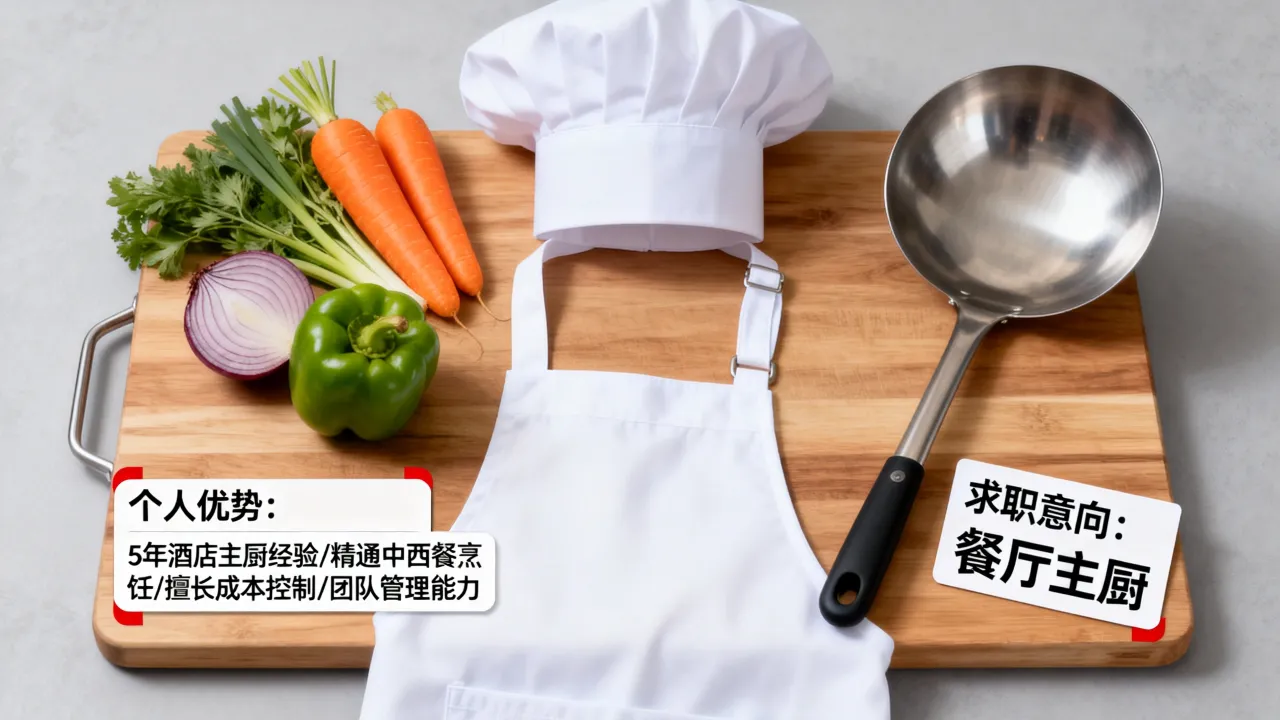 厨师简历怎么写?厨师求职简历个人优势如何突出?-图1 厨师简历怎么写?厨师求职简历个人优势如何突出?-图1
