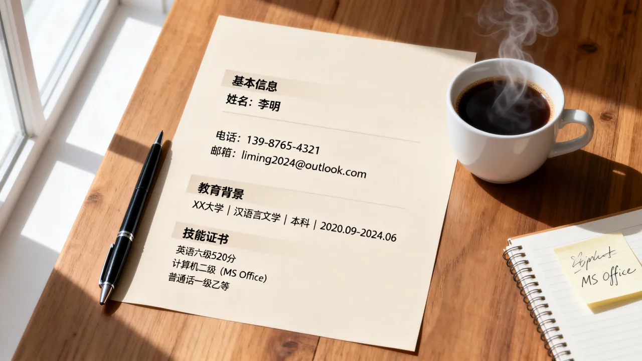 我的简历怎么写？应届生无经验求职简历模板，怎么写才能吸引HR？-图1