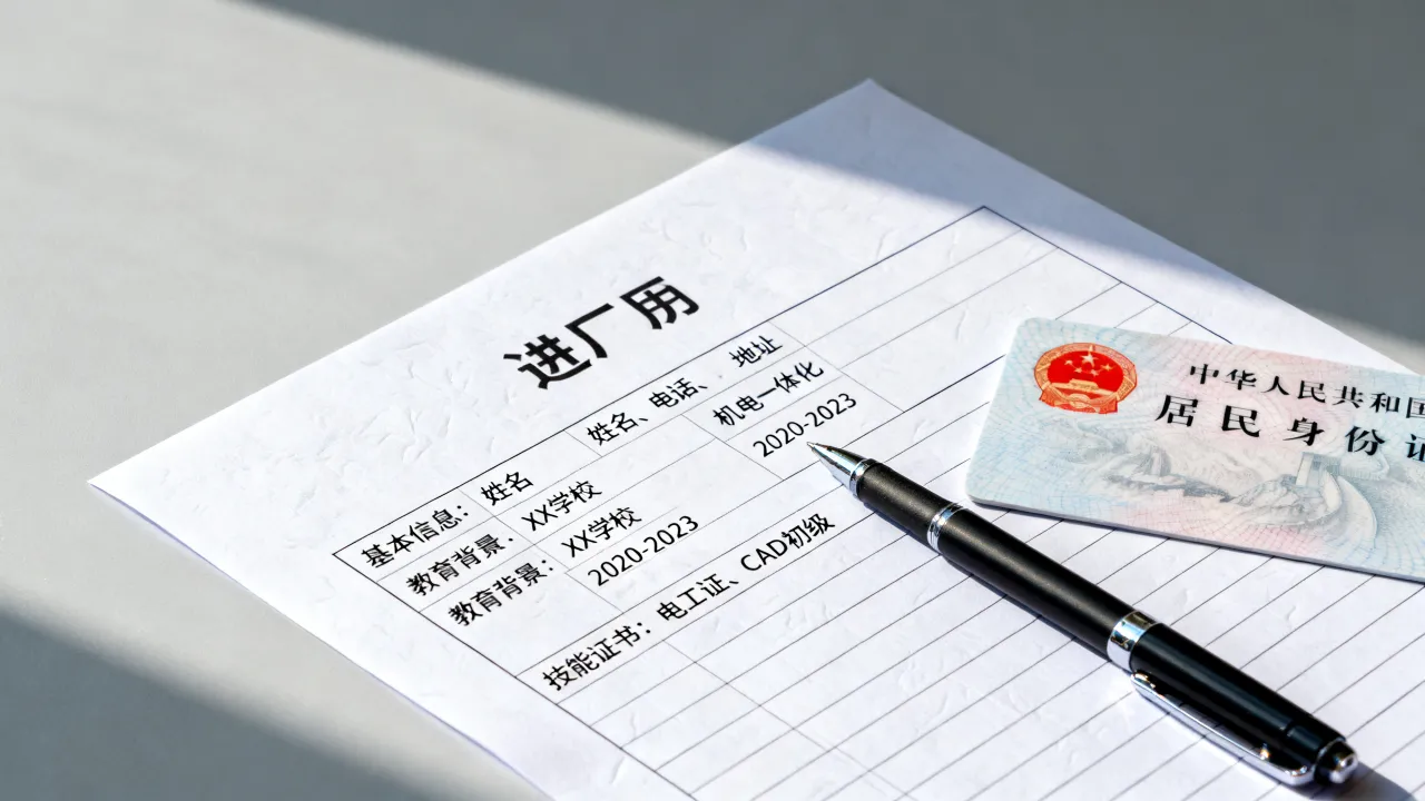 进厂简历怎么写,没工作经验怎么填才能通过审核-图2 进厂简历怎么写,没工作经验怎么填才能通过审核-图2
