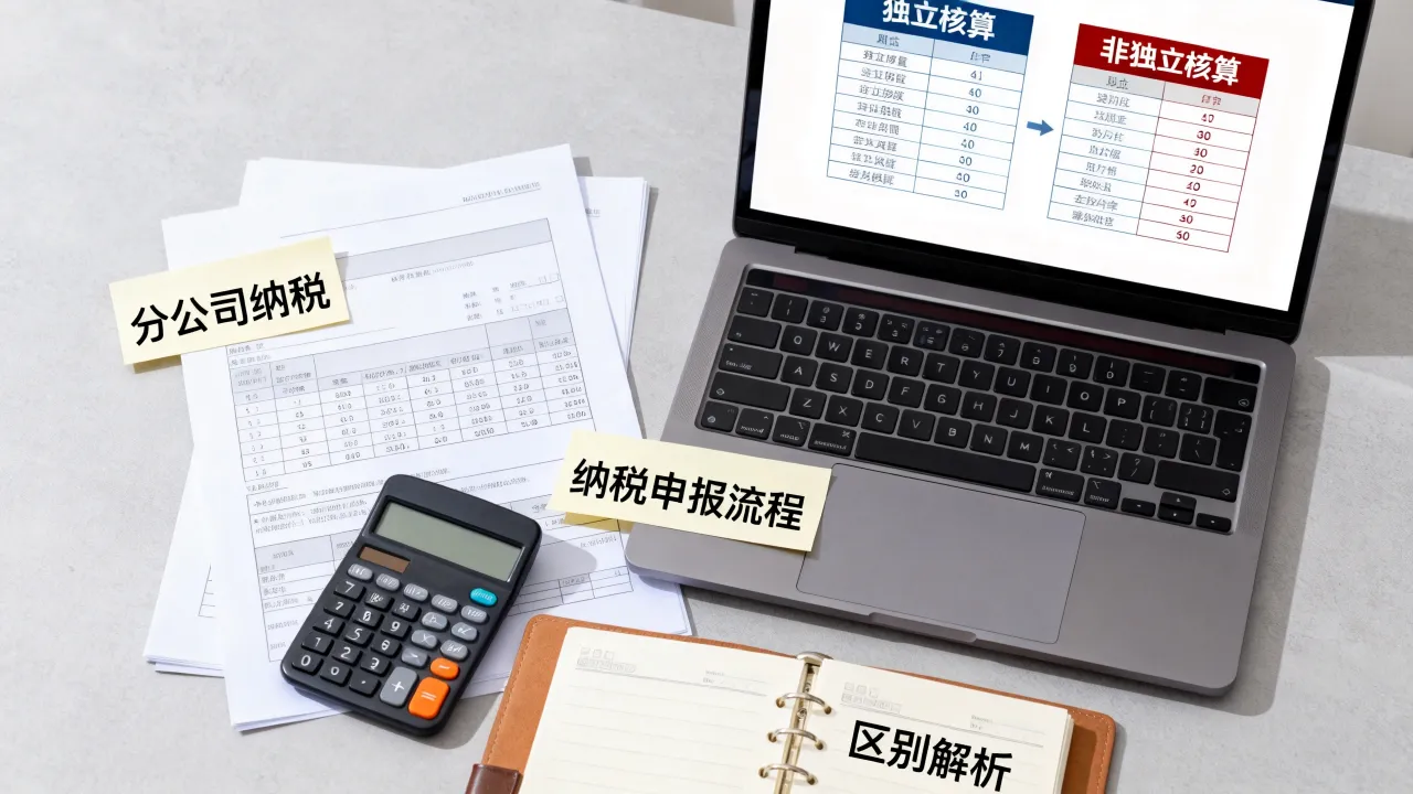 分公司如何纳税,分公司如何纳税申报流程详解,独立核算与非独立核算区别-图1 分公司如何纳税,分公司如何纳税申报流程详解,独立核算与非独立核算区别-图1