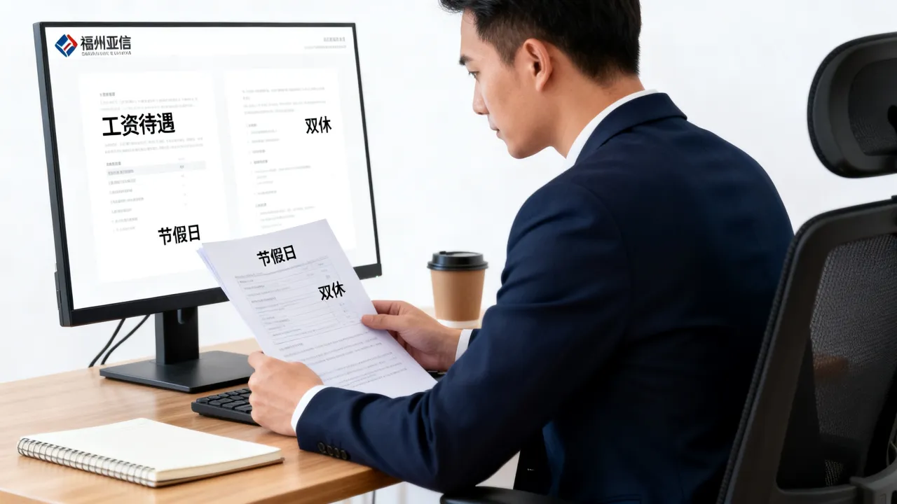福州亚信招聘工资待遇怎么样，双休节假日正常吗？-图1