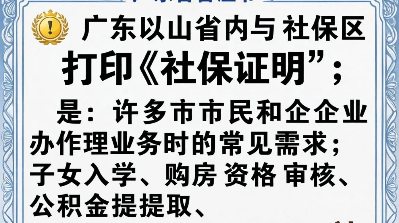 广东打印社保证明哪里办?线上操作流程是怎样的?-图1 广东打印社保证明哪里办?线上操作流程是怎样的?-图1