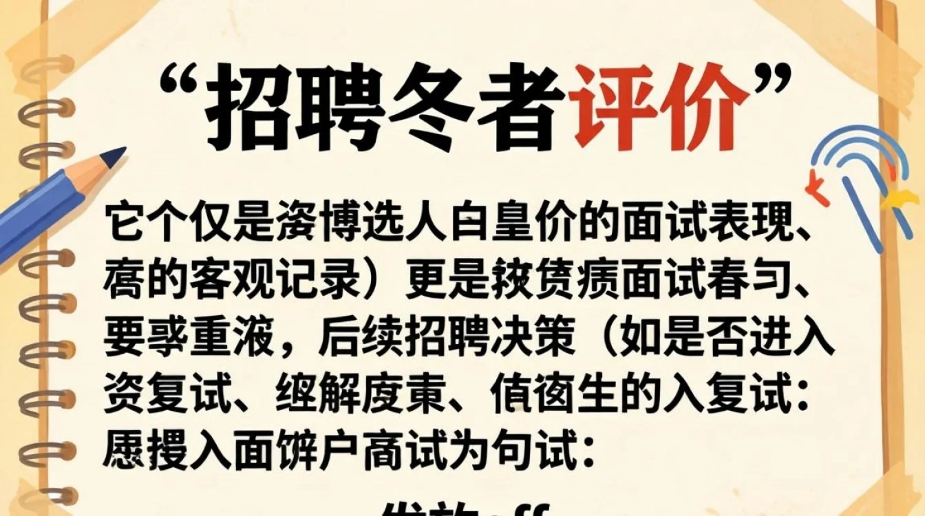 面试评语怎么写?技巧+模板示例,新手快速上手指南?-图2 面试评语怎么写?技巧+模板示例,新手快速上手指南?-图2