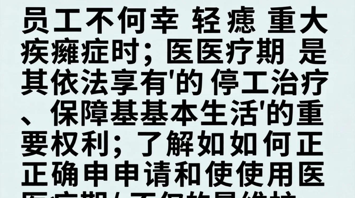 大病医疗期怎么申请?需要满足哪些条件和流程,大病医疗期工资发放标准是什么?-图1 大病医疗期怎么申请?需要满足哪些条件和流程,大病医疗期工资发放标准是什么?-图1