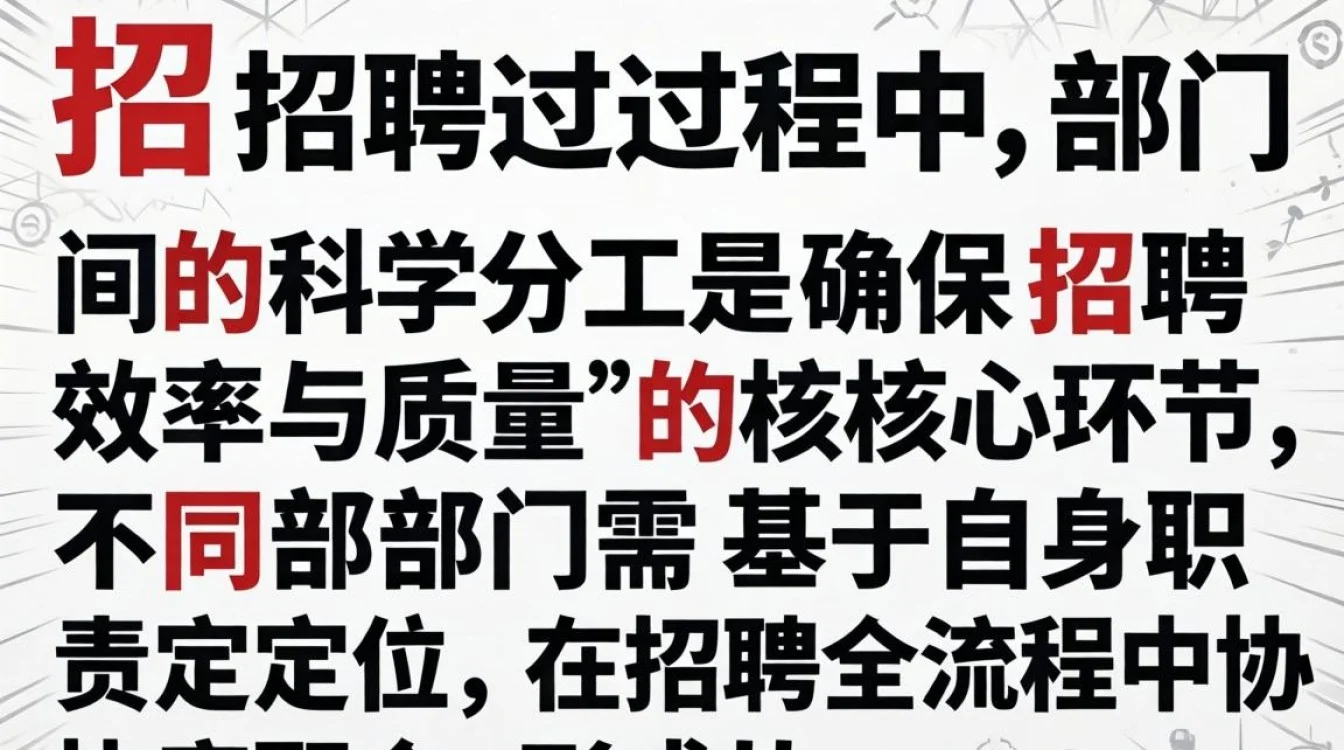 招聘中部门分工不清怎么办?如何划分责任避免推诿扯皮?-图3 招聘中部门分工不清怎么办?如何划分责任避免推诿扯皮?-图3