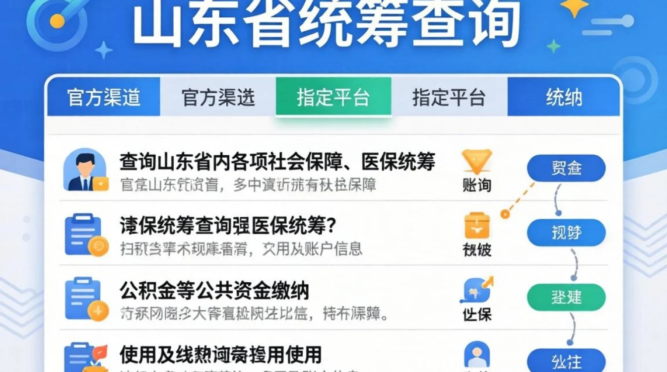山东省统筹查询怎么操作?线上渠道有哪些步骤?-图2 山东省统筹查询怎么操作?线上渠道有哪些步骤?-图2