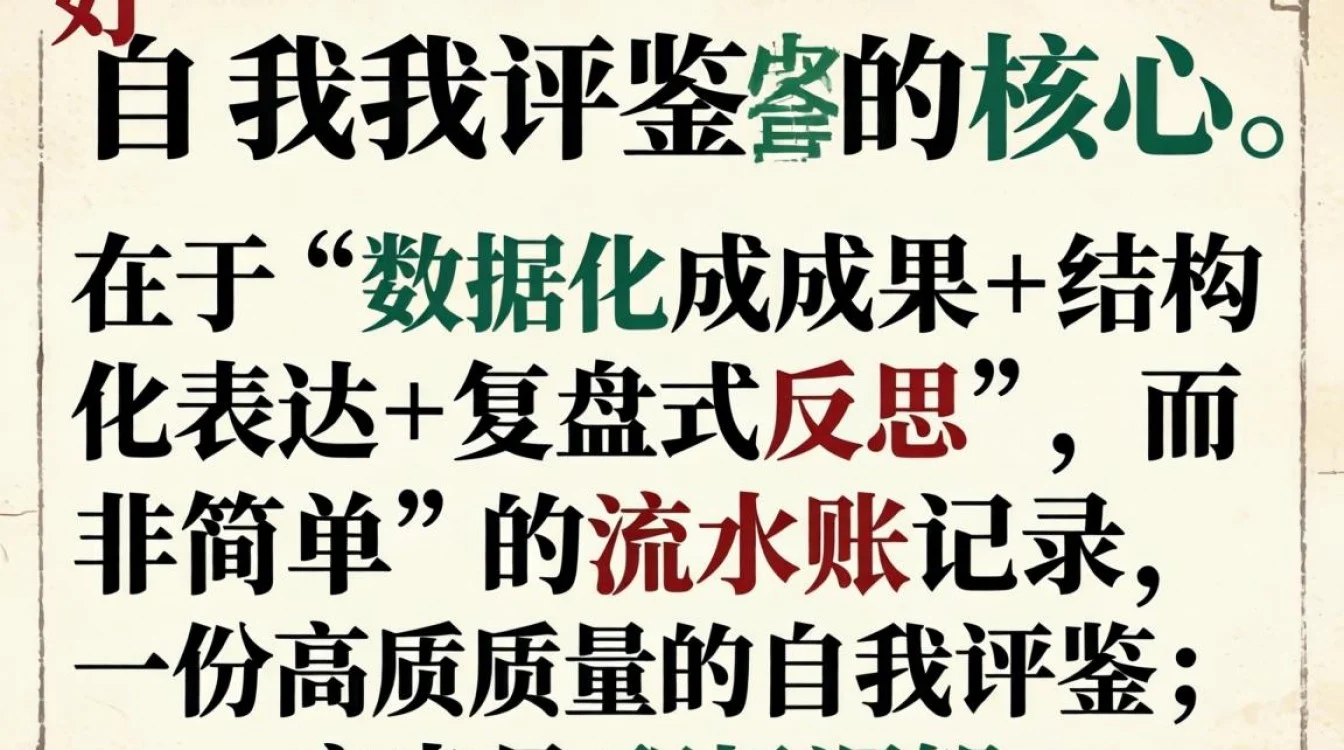 自我评鉴怎么写?教你写出高质量自我评鉴的技巧-图1 自我评鉴怎么写?教你写出高质量自我评鉴的技巧-图1