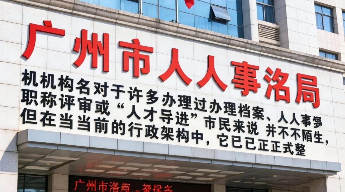 广州市人事局地址在哪里,广州市人事局电话是多少